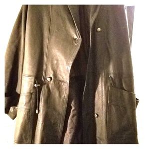 Mens COMINT Leather jacket xl